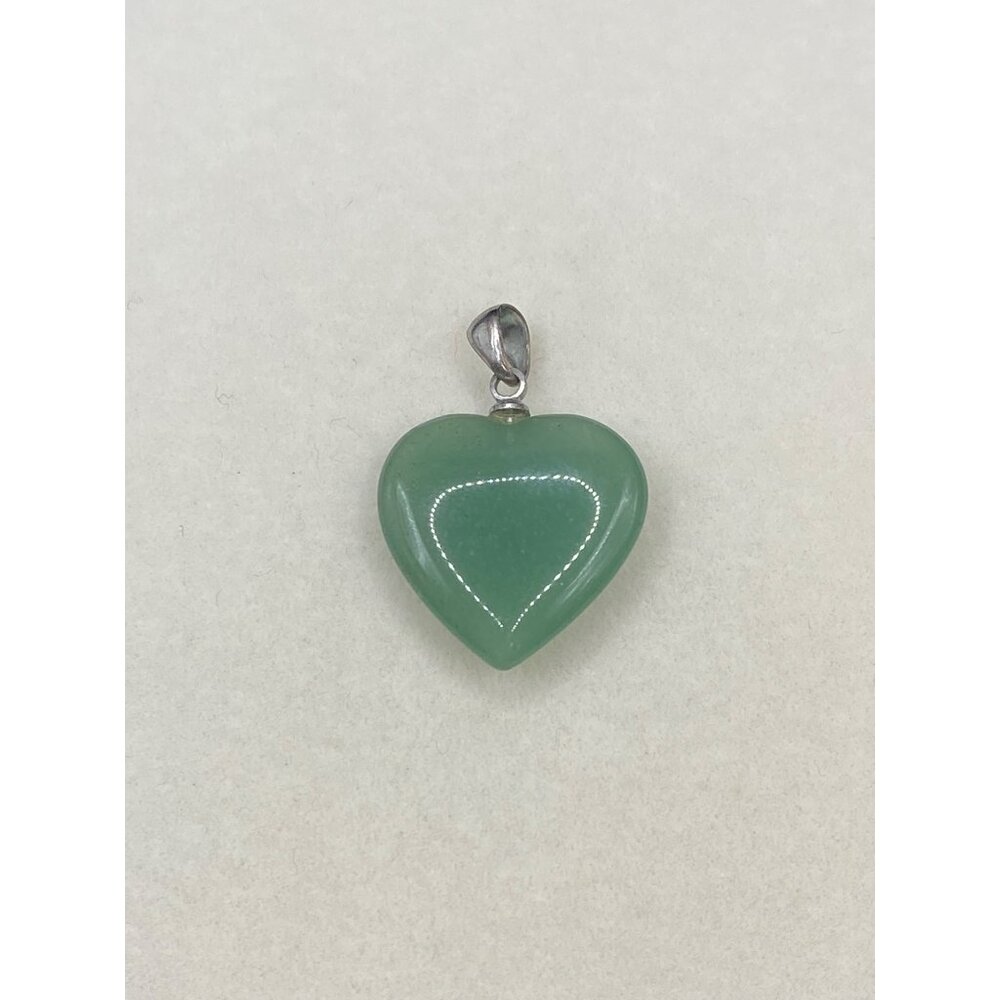 Aventurine heart pendant